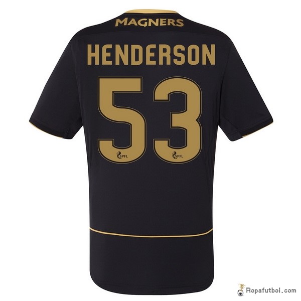 Camiseta Celtic Replica Segunda Ropa Henderson 2016/17 Negro